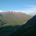 Una bella foto panoramica sulla piana Ossolana ad inizio escursione.