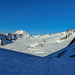 Wir noch im Schatten - gegenüber an der Hochvernagtspitze ist es schon schön warm