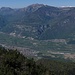 Die Berge jenseits des Etschtales und südlich von Trient heißen Cima del Palone (auch: Il Palone), Cima Verde, Cornetto, Monte Pizzocolo, Monte Vignola, Monte Altissimo di Nago, Cima Valdritta - und ganz weit hinten der Monte Buffione (58km).