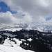 Der Säntis verbirgt sich immer noch hinter den Wolken.