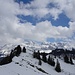 Dann öffnete sich der Wolkenvorhang für den Säntis.