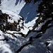 Blick zurück in die Rinne
