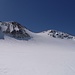 Bis auf die flache Gletscherquerung ein idealer Skihang