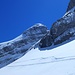 wieder im Abstieg, im Vordergrund Nordwand Watzmannkind 4(Watzmann Jungfrau), dahinter Watzmannkind 1
