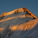 ... sowie das Aletschhorn in den Genuss der untergehenden Sonne gelangen
