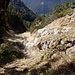 [http://www.hikr.org/tour/post35337.html vor knapp sechs Jahren] stiegen wir ab Alp Fron durch diese steile Rinne hoch