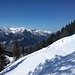 Querung im oberen Bereich der Südflanke