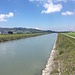 Der Rheinkanal zwischen Lustenau und Widnau