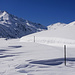 Die Furkapassstrasse war am Morgen noch von Schnee bedeckt.