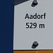 am Tages- und Projektziel angelangt: Bahnhof Aadorf