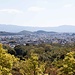 Ausblick über das nordwestliche Kyoto, gesehen vom Garten Ōkōchi Sansō / 大河内山荘.
