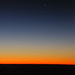 kurz vor Sonnenaufgang beim Aufstieg zum Pico del Teide, noch ist der Morgenstern zu sehen