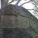 Schweidrich, Gipfelfelsen mit Inschrift