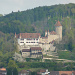 Schloss von Lucens, ehem. bischöfliches Schloss, errichtet im 13. Jh.