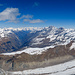 Gipfelpanorama Nord mit Mattertal und Gornergletscher