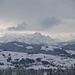 Alpstein mit Säntis vom Kaienspitz aus gesehen