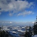 Blick vom Wildbarren nach Norden hinaus ins Alpenvorland