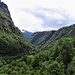 La frazione di Molina e la bassa Val Calanca da Bùseno.