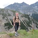 Cathrine on the boarder to the National Park