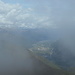 La nebbia ci concede un ultimo sguardo sulla Val d'Ossola