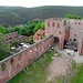 Blick vom Turm in die Klosteranlage (und in den Biergarten...)