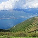 ... salendo verso il Monte Croce di Muggio : panorama sul Lago di Como