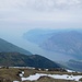 Il Lago di Garda, visto dalla vetta del Monte Stivo.