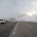 <b>Breve escursione scialpinistica, presso il Passo dell’Oberalp, guastata dalla presenza di nebbia. Benché le previsioni meteo mostrassero sole splendente per tutta la regione, con isoterma di 0°C a 3000 m; la scarsa visibilità e le folate di vento gelido hanno condizionato pesantemente la gita.</b>