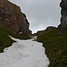 Abstieg von der Bogarten-Alpe - rechts die Felswand entlang haben wir abgekürzt