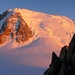 Mont Blanc du Tracul 4248m im Abendrot