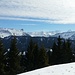 Aussicht vom Wachthubel (Foto vom Februar, jedoch identische Schneeverhältnisse)