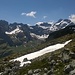 Der Alpstein, noch hat es in höheren Lagen Schnee