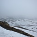 <b>Ore 5.47: il Passo del San Gottardo nel solito bancone di nebbia...</b>