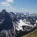 links der Gimpel, im Hintergrund die Allgäuer Alpen