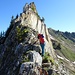 The crux of the Walserkamm between Mutabella and Löffelspitze.