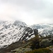 La cresta che avrei dovuto percorrere, dalla cima Mattaroni al Tirone, rinunciata causa troppa neve alla bocchetta di Gattascosa.