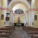 L'interno della chiesa di Sonogno.