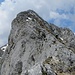 der steile Gipfelaufbau des Gimpels