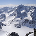 Blick nach Süden zur Wazespitze(3533m), im Vordergrund der Schweikertferner und die kleinen Sonnenkögel(auch eine schöne Skitour)