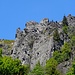 Im Kar Frankenthal: Blick hinüber in die 80 Meter hohe Martinswand - eins der Kletterziele in den Vogesen. 