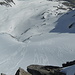  Tiefblick vom Gipfel auf den Gletscher