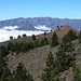 Pico Birigoyo (vorne rechts) vor dem Pico Bejenado und dem Roque de los Muchachos