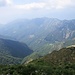 Monte Tamaro : vista sul costone che va dal Monte Gambarogno al Monte Sirsi