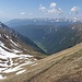 Blick ins Valser Tal mit Gaisjochspitze links