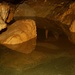 Foto vom 23.1.2010 - 1. Versuch Dent de Vaulion:<br /><br />Kleiner See in der Grotte de l'Orbe.