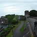 Die Stadtmauer von Derry ist begehbar