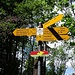 At the Rochus-Chappel: Hiking-signs