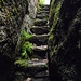 Treppe zum unterirdischen Keller Crasta