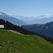 Am Horizont die Rätikoner-Alpen...