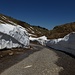 2m-hohe Schneereste - der Weg zur Zafernalpe wird freigefräst